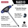 Klein Tools Metric T-Handle Hex Key, 4 mm Tip Size JTH6M4BE