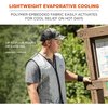 Ergodyne Gray Evaporative Cooling Vest, L 6665