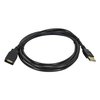 Monoprice USB 2.0 Extension Cable, 15 ft.L, Black 5435