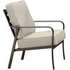 Hanover Cortino Aluminum Club Chair with Plush Sunbrella Cushions CORTSDCHR-1GMASH