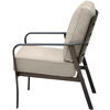 Hanover Cortino Aluminum Club Chair with Plush Sunbrella Cushions CORTSDCHR-1GMASH