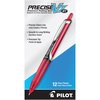 Pilot Pen, Precise, V7, Rt, 0.7Mm, Rd, PK12 26069