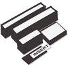Mastervision Magnetic Data Cards, 3x1.75", Black, PK10 FM2630