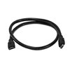 Monoprice HDMI Extension Cable, Black, 3 ft., 24AWG 3341