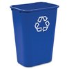Rubbermaid Commercial Container, Recycling, Dskside 295773BLUE