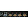 Tripp Lite KVM, 4-Port, OSD, Peripheral Sharing, Audio B006-VUA4-K-R