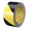 3M Marking Tape, Roll, 1In W, Black/Yellow 5702