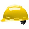 Bullard Front Brim Hard Hat, Type 1, Class E, Ratchet (4-Point), Yellow 61YLR