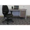Boss Fabric Task Chair, 22-, Adjustable, Black B1002-BK