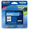 Brother Adhesive TZ Tape (R) Cartridge 0.70"x26-1/5ft., White/Blue TZe545