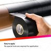 3M Electrical Tape, 10 mil, 1"x100 ft., Black, PK10 50-UNPRINTED-1X100FT