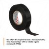 3M Elec Tape, 60 ft Lx3/4 in W, 7 mil, Black 175BK4A