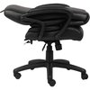 Boss Leather Executive Chair, Loop, Black B8701