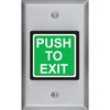 Sdc Push to Exit Button, 2-7/8 in.W, Momentary 422U
