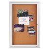 Quartet Enclosed Outdoor Bulletin Board 24 x 36", 1 Door 2121GGS