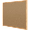 Mead Cork Bulletin Board 36"H x48"W, Oak 85367