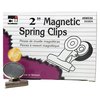 Cli Magnetic Spring Clips, 2", PK12 68520