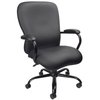 Boss Black Chair, 30 1/2 in W 27" L 45-1/2" H, Fixed, Vinyl Seat B990-CP