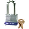 Master Lock Padlock, Long Shackle 3DLF