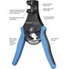 Jonard Tools Wire Stripper and Cutter for 8-22 AWG Wi WS-822