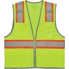 Glowear By Ergodyne Two Tone Mesh Safety Vest, Lime, L/XL 8246Z