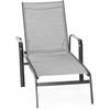 Hanover Foxhill 2-Piece All-Weather Aluminum Chaise Lounge Chair Set FOXCHS2PC-GRY