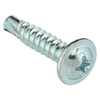 Zoro Select Self-Drilling Screw, #8 x 3/4 in, Zinc Plated Steel K-Lath Head Phillips Drive, 3400 PK B29580.016.0075