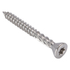 Zoro Select Deck Screw, #8 x 1-5/8 in, 18-8 Stainless Steel, Flat Head, Torx Drive, 200 PK U30250.016.0162