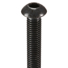 Zoro Select M8-1.25 Socket Head Cap Screw, Black Oxide Steel, 70 mm Length, 100 PK M07150.080.0070