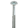 Zoro Select Wood Screw, #8, 2 in, Zinc Plated Steel Flat Head Phillips Drive, 100 PK U25120.016.0200