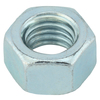 Zoro Select Hex Nut, 1/2"-13, Steel, Grade 5, Zinc Plated, 7/16 in Ht, 50 PK U01300.050.0001