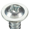 Zoro Select Self-Drilling Screw, #8 x 1/2 in, Zinc Plated Steel K-Lath Head Phillips Drive, 200 PK U29580.016.0050