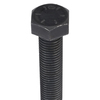 Zoro Select Grade 8, 3/4"-10 Hex Head Cap Screw, Black Oxide Steel, 4 in L, 5 PK U04110.075.0400