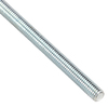 Zoro Select Fully Threaded Rod, 3/8"-16, 2 ft, Steel, Grade A, Zinc Plated Finish U20300.037.2400