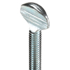 Zoro Select Thumb Screw, 1/4"-20 Thread Size, Spade, Zinc Plated Steel, 0.48 to 0.52 in Head Ht, 1 1/2 in Lg TSI0250150P0-025P
