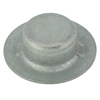 Zoro Select Cap Nut, 5/8", Steel, Zinc Plated, 0.413 in H, 25 PK 238010003