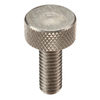Zoro Select Thumb Screw, M6-1.00 Thread Size, Plain 18-8 Stainless Steel, 6 mm Head Ht, 16 mm Lg, 5 PK RMM3485-SS