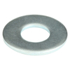 Zoro Select Flat Washer, For Screw Size 3/16" , Steel Zinc Plated Finish, 100 PK U38400.018.0001