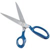 Klein Tools Bent Trimmer w/Large Ring, Coated Handles, 12-Inch G212LRBLU