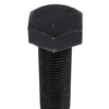 Zoro Select Grade 8, 1/2"-20 Hex Head Cap Screw, Black Oxide Steel, 1-1/2 in L, 25 PK U04160.050.0150