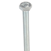 Zoro Select Grade A307, 1/4"-20 Hex Head Cap Screw, Zinc Plated Steel, 5 in L, 25 PK U01209.025.0500