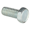 Zoro Select #8-32 x 3/8 in Hex Hex Machine Screw, Zinc Plated Steel, 100 PK MHI0-800370US-100P