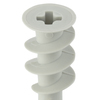 Zoro Select Wall Anchor, 1-5/8" L, Plastic, Not Rated Tension Strength, 100 PK U30530.000.0001