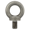 Zoro Select Machinery Eye Bolt With Shoulder, M42-4.50, 63 mm Shank, 80 mm ID, Steel, Plain M16000.420.0001