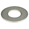 Zoro Select Flat Washer, Fits Bolt Size 1 1/2" , Stainless Steel Plain Finish, 5 PK U51420.150.0001