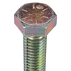 Zoro Select Grade 8, 3/8"-16 Hex Head Cap Screw, Zinc Yellow Steel, 1-1/4 in L, 50 PK U04104.037.0125