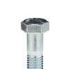 Zoro Select Grade 5, 5/8"-11 Hex Head Cap Screw, Zinc Plated Steel, 2-1/2 in L, 5 PK U01200.062.0250