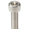 Zoro Select M5-0.80 Socket Head Cap Screw, Plain Stainless Steel, 16 mm Length, 50 PK M51050.050.0016