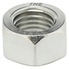 Zoro Select Hex Nut, 1"-8, 18-8 Stainless Steel, Not Graded, Plain, 55/64 in Ht, 5 PK U51080.100.0001