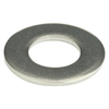 Zoro Select Flat Washer, For Screw Size 3/8" , Stainless Steel Plain Finish, 50 PK U51205.037.0001